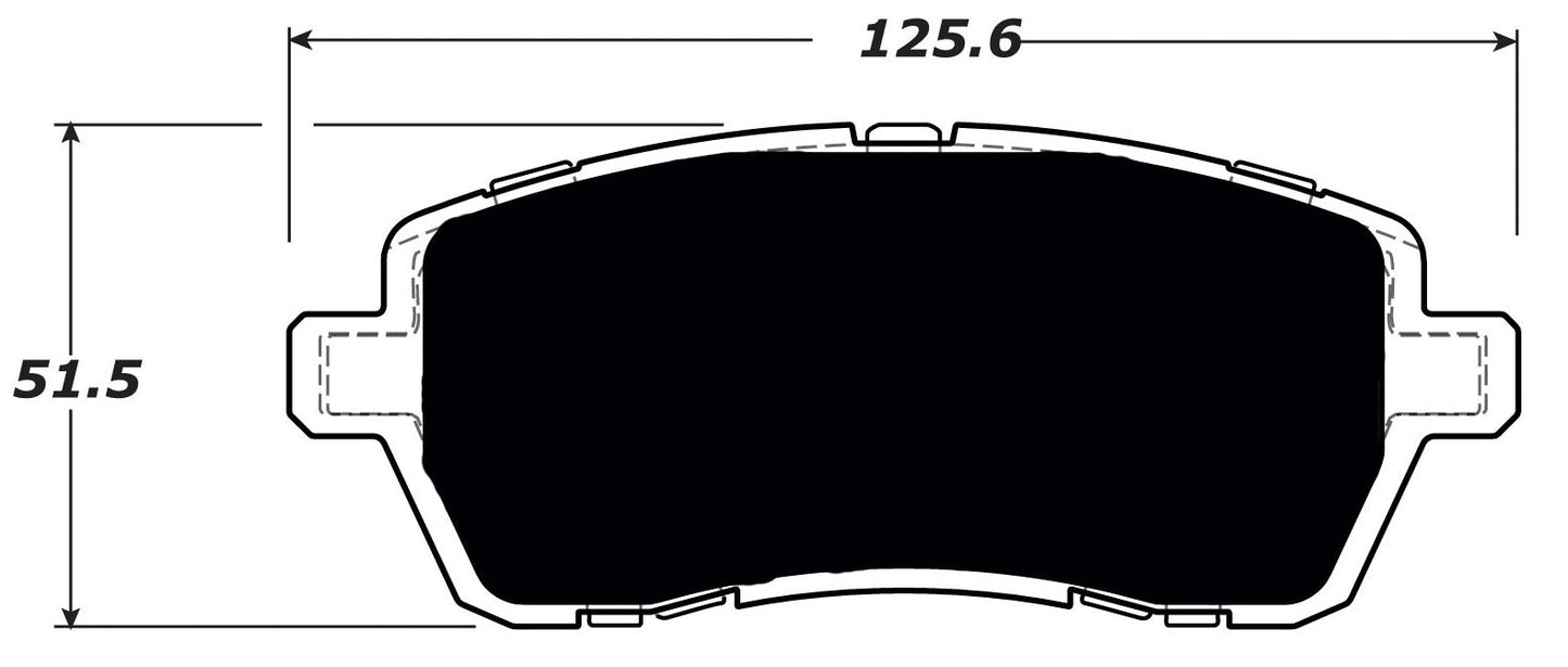 Porterfield Brake Pads for 2012 FORD FIESTA- Rear Drum