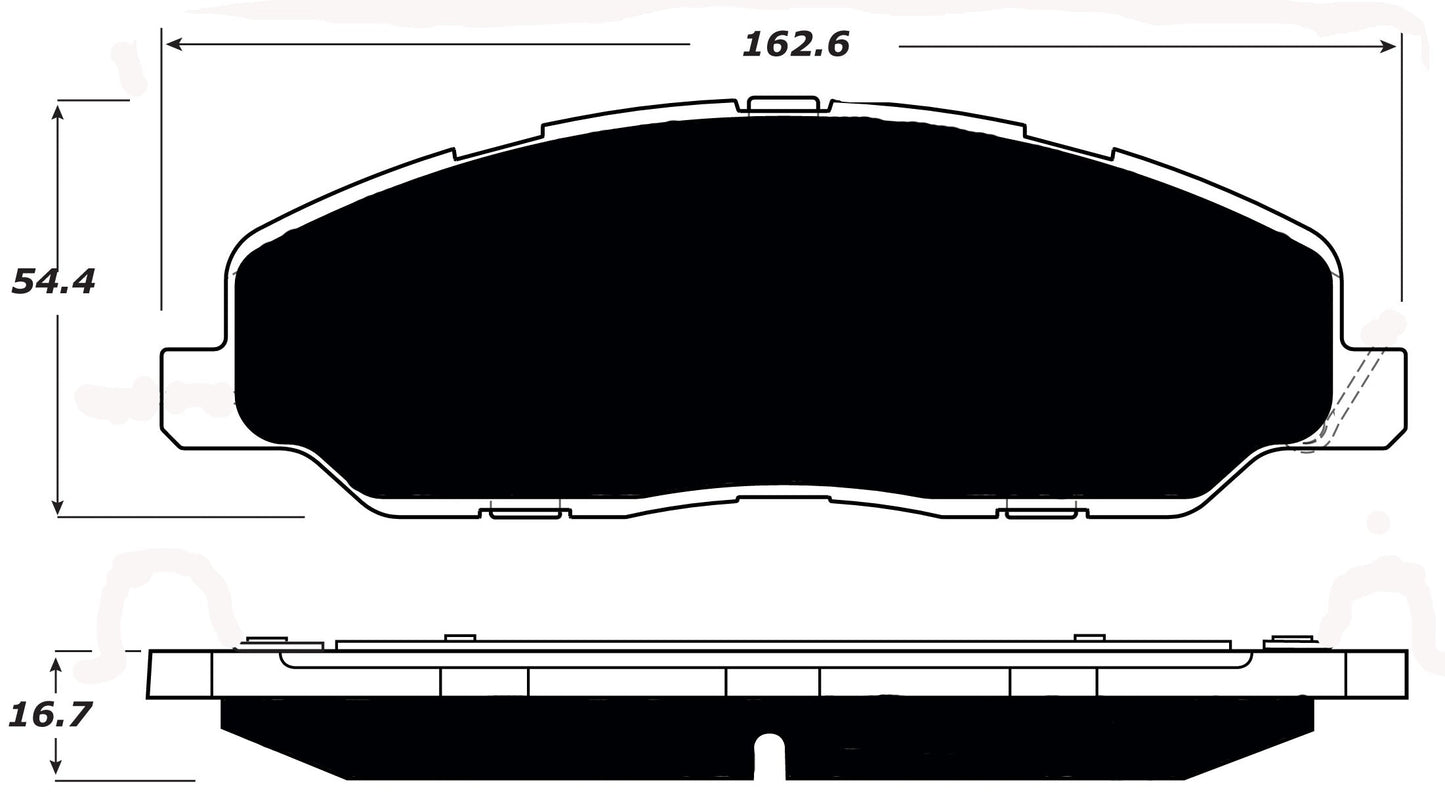 Porterfield Brake Pads for 2013 FORD MUSTANG GT V8