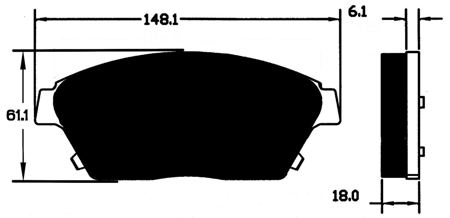 Porterfield Brake Pads for 2013 BUICK Encore