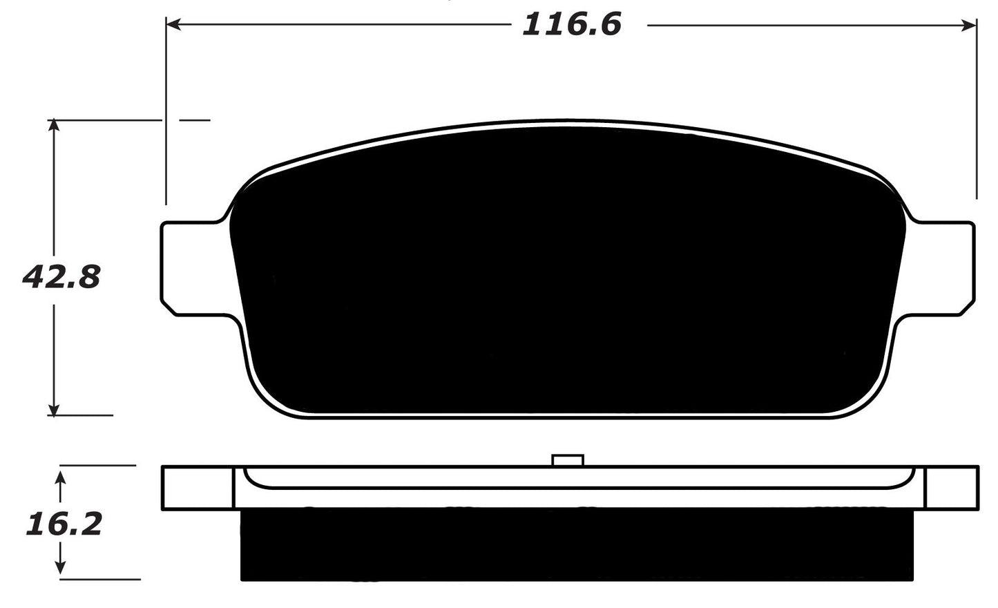 Porterfield Brake Pads for 2012 CHEVROLET VOLT