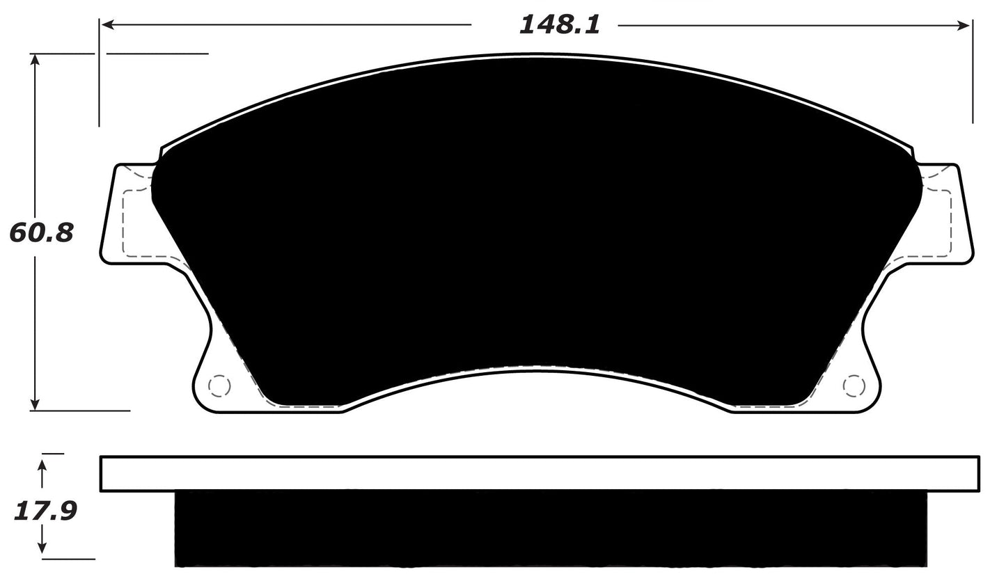 Porterfield Brake Pads for 2013 CHEVROLET CRUZE
