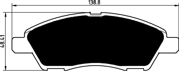 Porterfield Brake Pads for 2012 NISSAN VERSA 1.6L