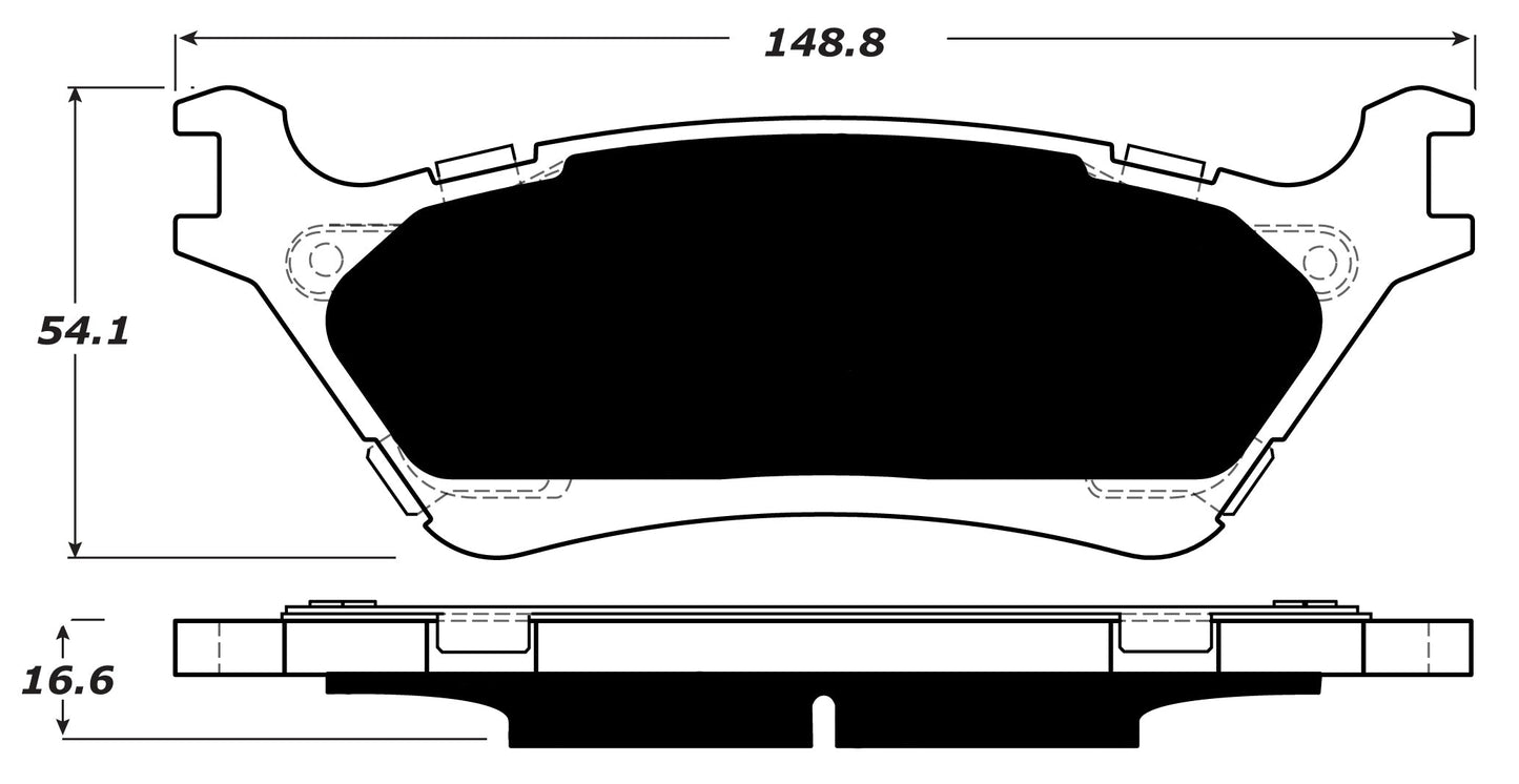 Porterfield Brake Pads for 2014 FORD F150 4WD