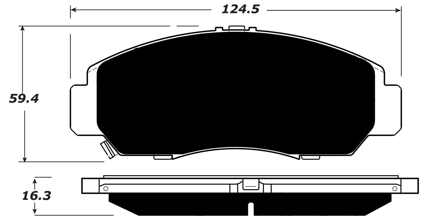 Porterfield Brake Pads for 2012 HONDA CIVIC Sedan GX