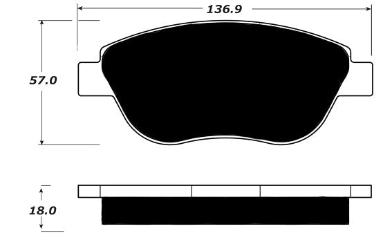 Porterfield Brake Pads for 2015 FIAT 500 Abarth