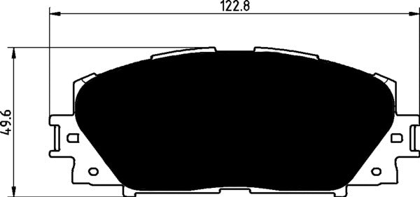 Porterfield Brake Pads for 2013 TOYOTA YARIS