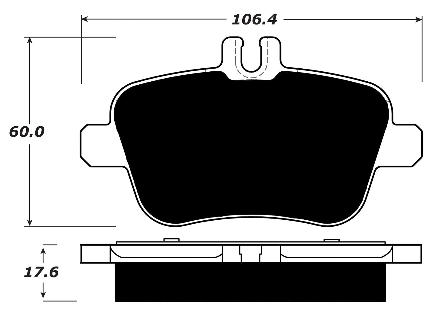 Porterfield Brake Pads for 2015 MERCEDES-BENZ CLA250