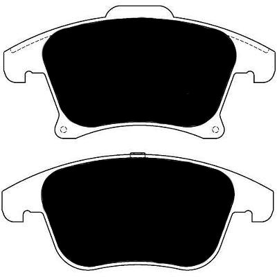 Porterfield Brake Pads for 2016 LINCOLN MK Z