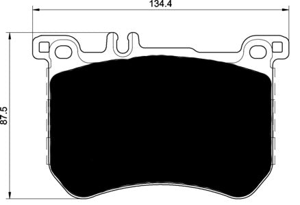 Porterfield Brake Pads for 2016 MERCEDES-BENZ SL550