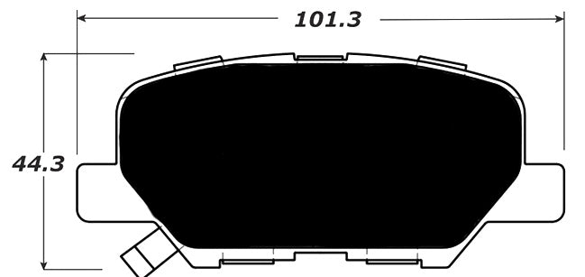 Porterfield Brake Pads for 2014 MITSUBISHI Outlander V6