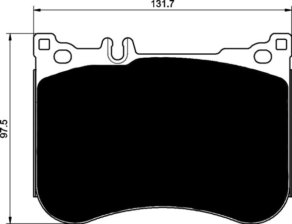 Porterfield Brake Pads for 2013 MERCEDES-BENZ SL550 w/ AMG Sport Pkg