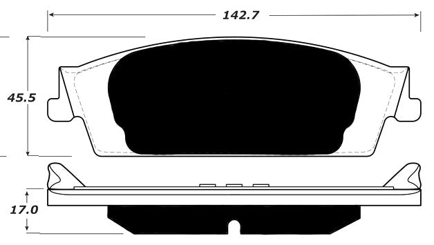 Porterfield Brake Pads for 2015 GMC YUKON XL 1500 / DENALI w/6 Piston BBK