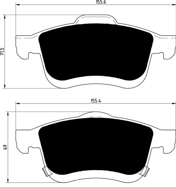 Porterfield Brake Pads for 2015 FIAT 500L