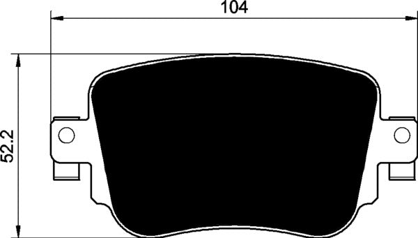 Porterfield Brake Pads for 2016 VOLKSWAGEN PASSAT
