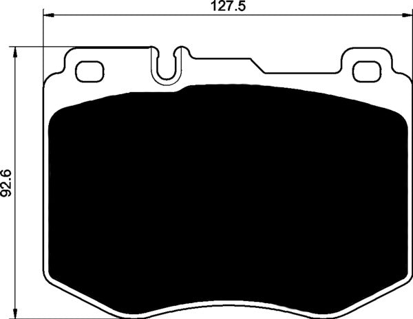 Porterfield Brake Pads for 2016 MERCEDES-BENZ GLC300