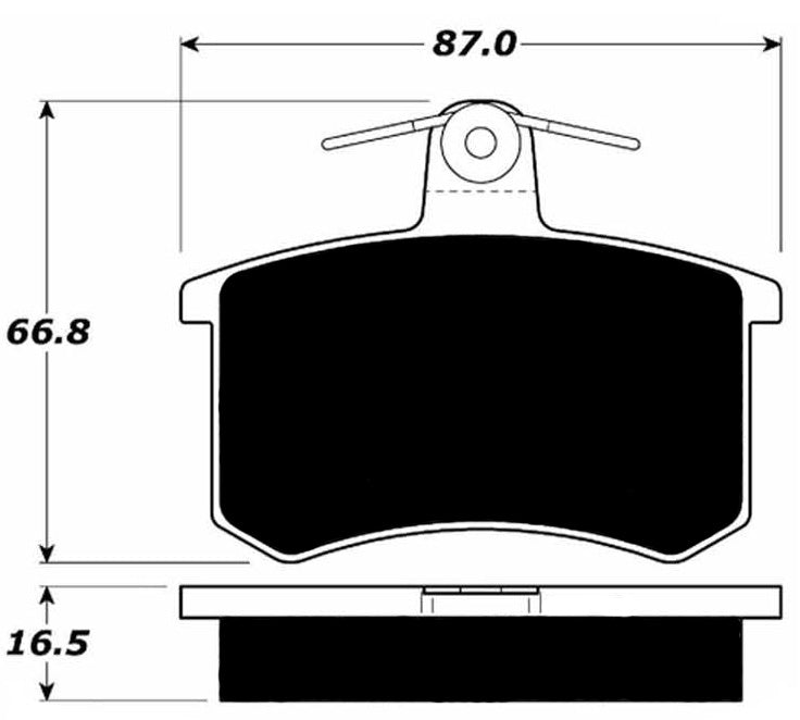Porterfield Brake Pads for 1991 AUDI 80 Quattro SOHC