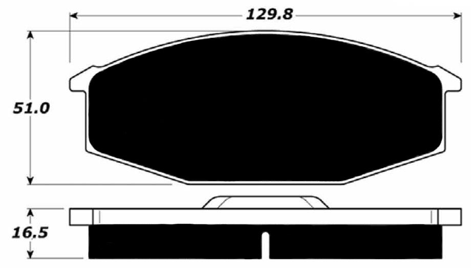 Porterfield Brake Pads for 1980 NISSAN 280ZX Turbo