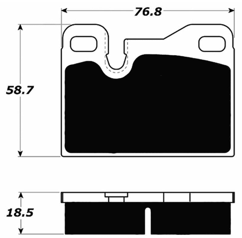 Porterfield Brake Pads for 1982 PORSCHE 924