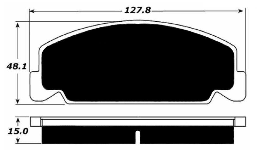 Porterfield Brake Pads for 1995 HONDA CIVIC Sedan LX A/T w/o ABS