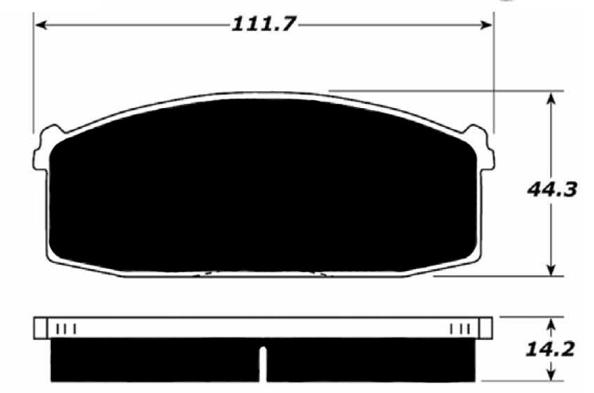 Porterfield Brake Pads for 1985 NISSAN 200SX
