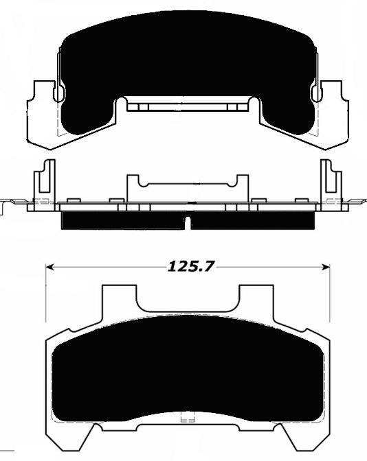 Porterfield Brake Pads for 1986 CHEVROLET CAVALIER
