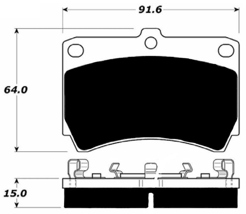 Porterfield Brake Pads for 1986 MAZDA 323 R/Disc