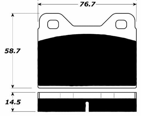 Porterfield Brake Pads for 1969 BMW 2002