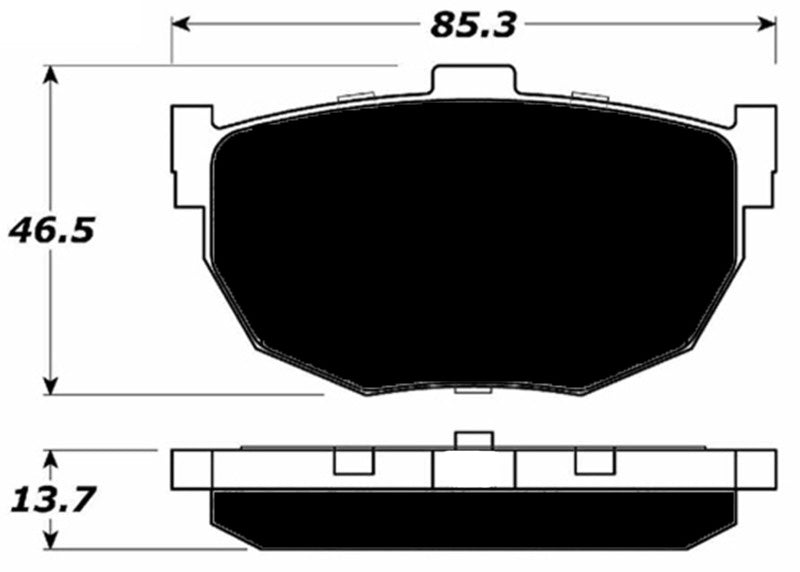 Porterfield Brake Pads for 1985 NISSAN MAXIMA
