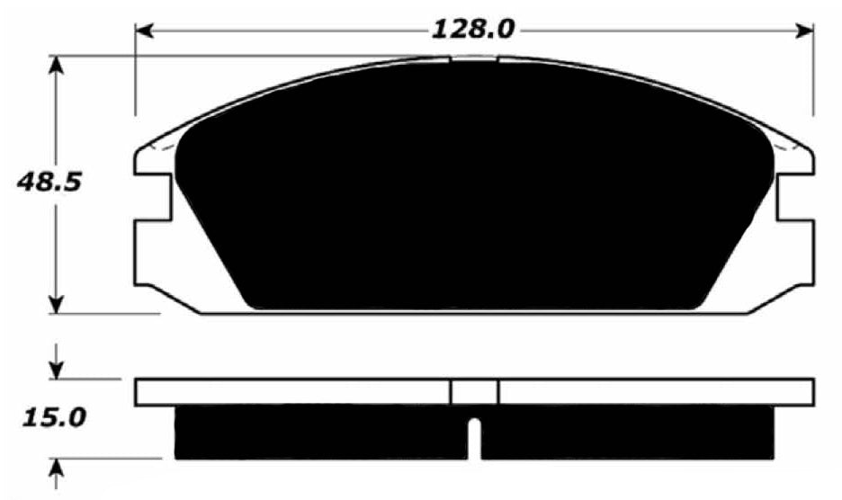 Porterfield Brake Pads for 1986 ACURA INTEGRA