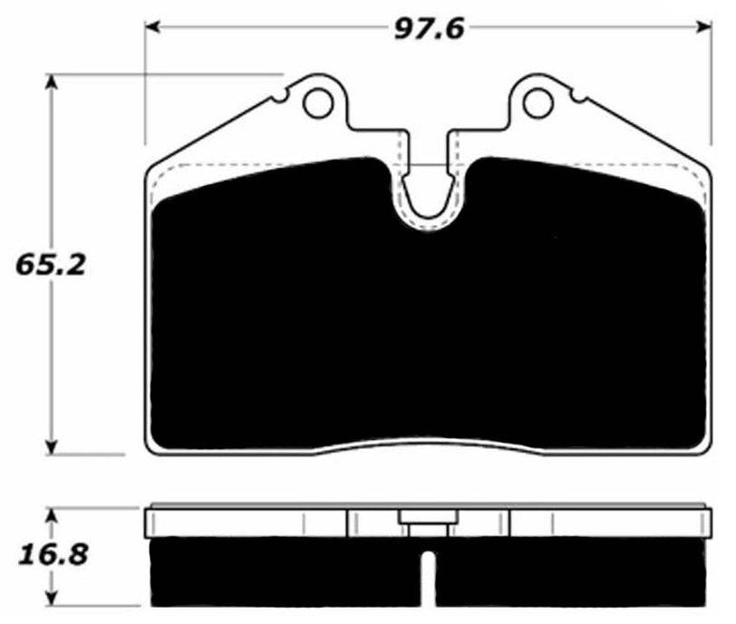 Porterfield Brake Pads for 1990 FERRARI 348 TB