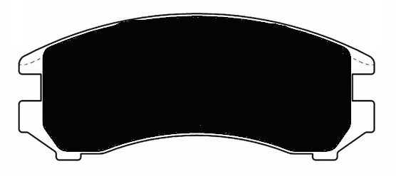 Porterfield Brake Pads for 1989 SUZUKI SWIFT 3 Door GT