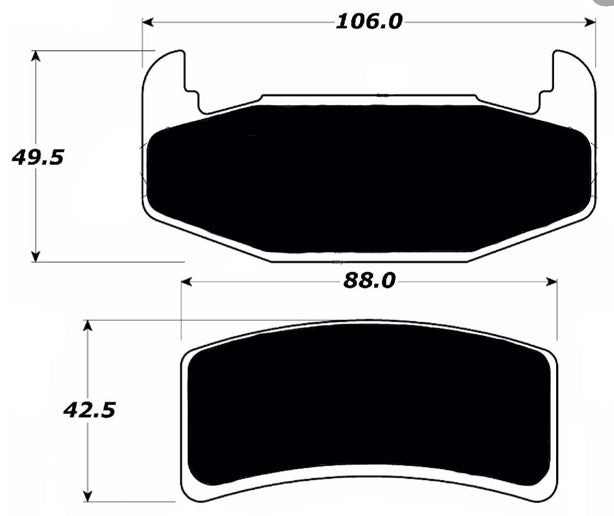 Porterfield Brake Pads for 1992 OLDSMOBILE CUTLASS SUPREME (W BODY)