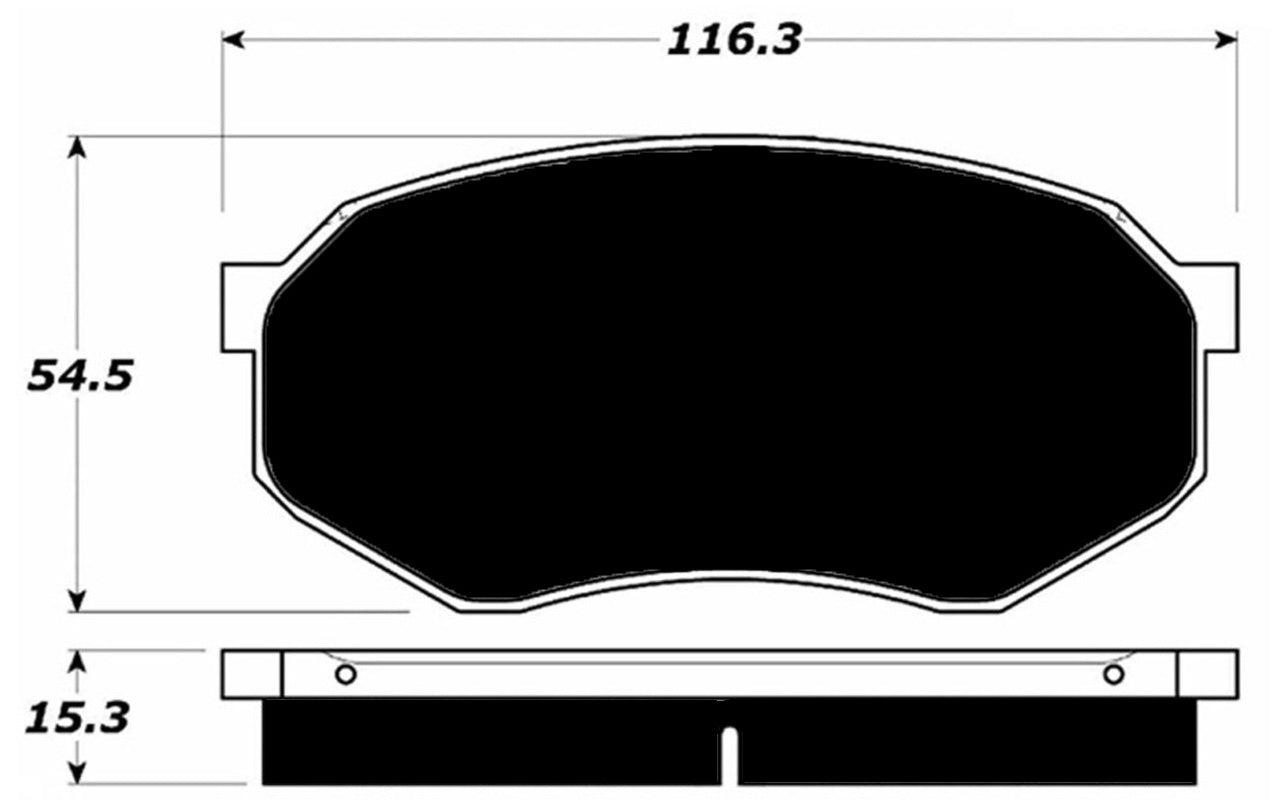 Porterfield Brake Pads for 1989 MAZDA 929
