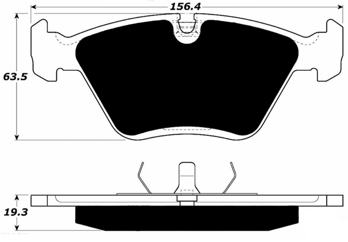 Porterfield Brake Pads for 2001 BMW M3