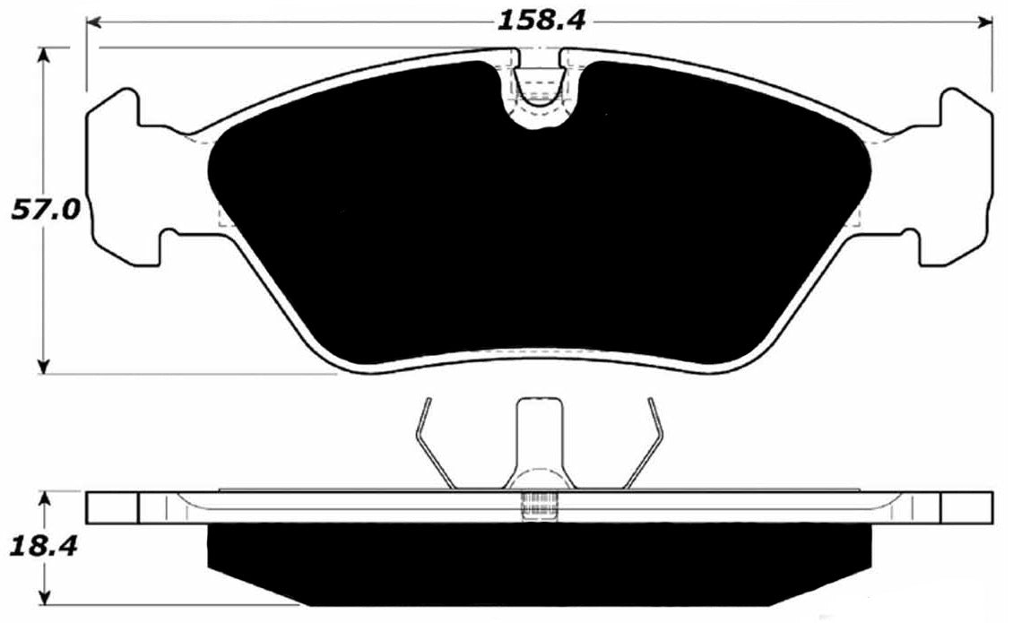 Porterfield Brake Pads for 1987 FERRARI 328 GTS