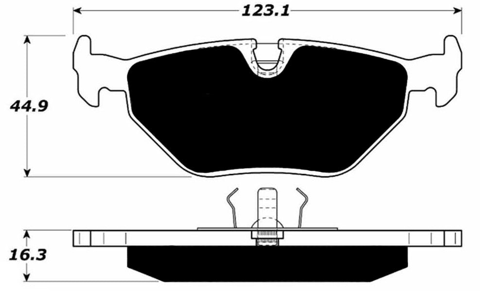 Porterfield Brake Pads for 1987 BMW M3
