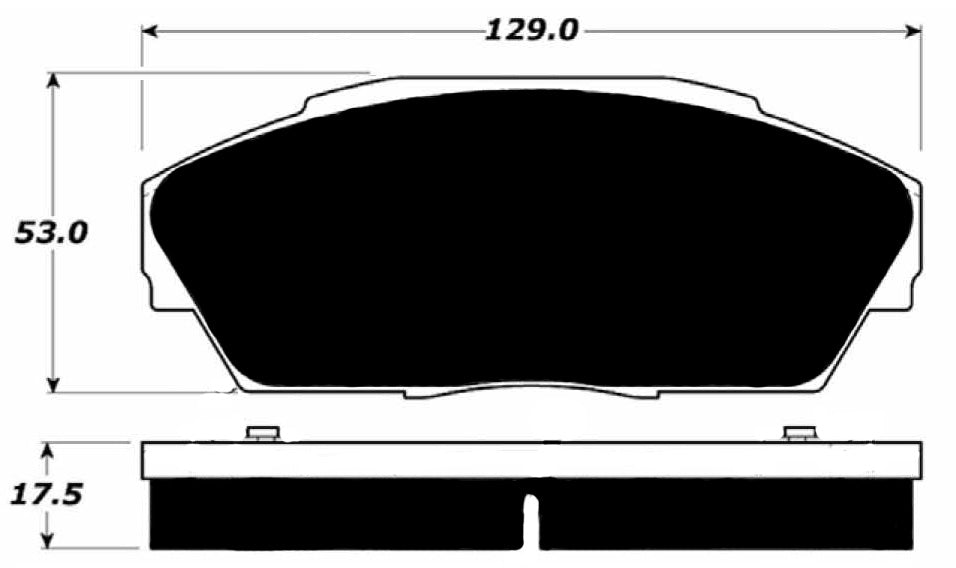 Porterfield Brake Pads for 1990 ACURA LEGEND
