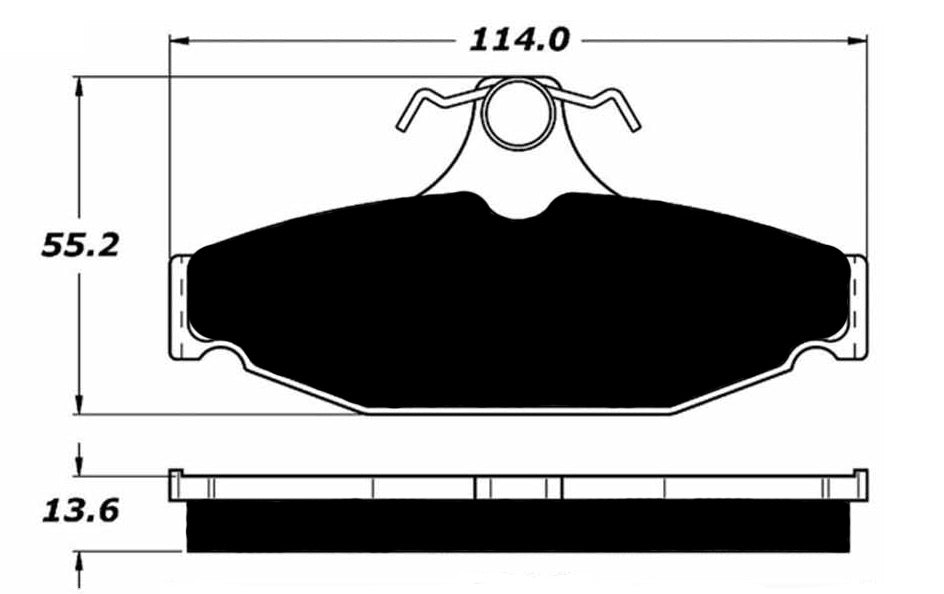 Porterfield Brake Pads for 1990 CHEVROLET CAMARO