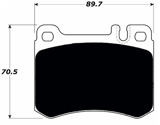 Porterfield Brake Pads for 1989 MERCEDES-BENZ 560 SL