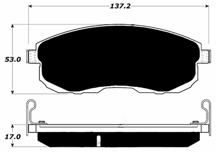 Porterfield Brake Pads for 1992 NISSAN MAXIMA