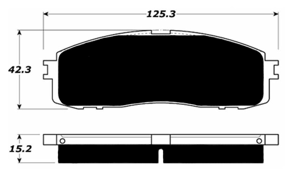 Porterfield Brake Pads for 1989 TOYOTA SUPRA