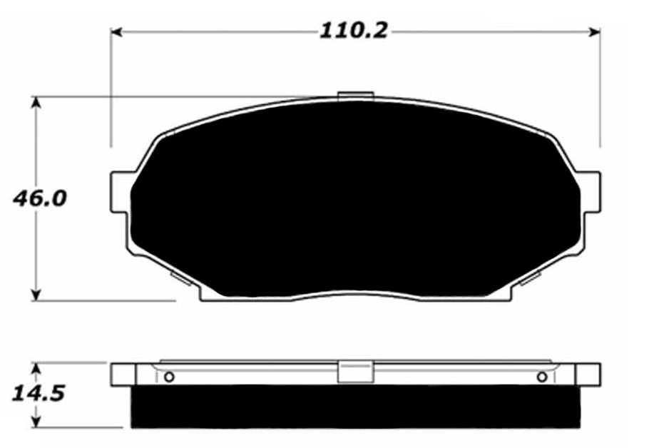 Porterfield Brake Pads for 1990 MAZDA MX-5 MIATA
