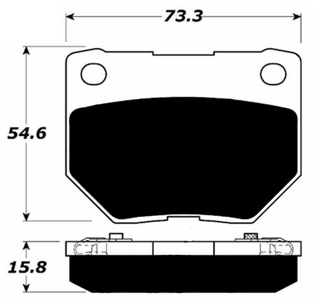 Porterfield Brake Pads for 1993 NISSAN SKYLINE GTR R32