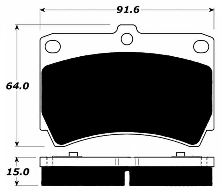 Porterfield Brake Pads for 1991 MAZDA 323