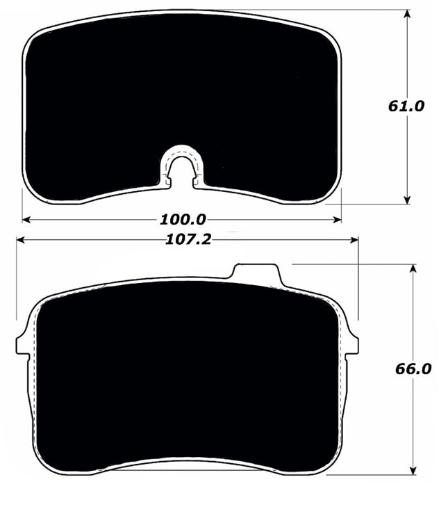 Porterfield Brake Pads for 1991 AUDI 200 Turbo Quattro 20 Valve