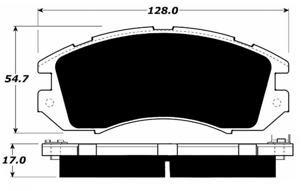 Porterfield Brake Pads for 1995 SUBARU IMPREZA COUPE LX