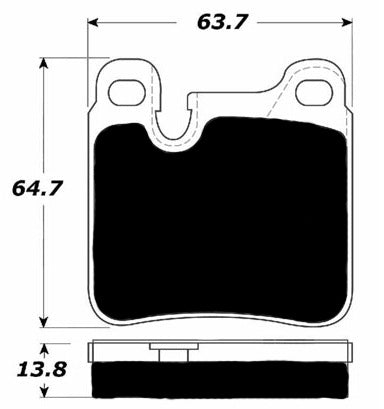 Porterfield Brake Pads for 1990 PORSCHE 911 Carrera 2