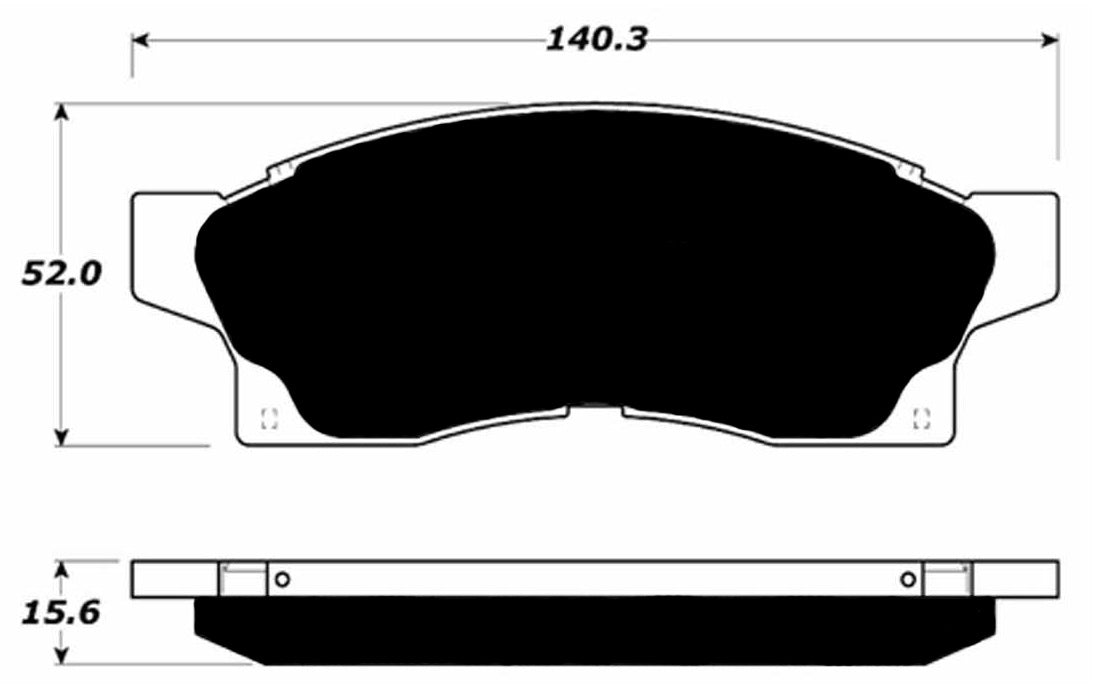 Porterfield Brake Pads for 1990 TOYOTA MR 2 Turbo