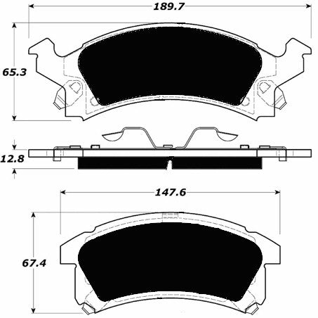 Porterfield Brake Pads for 1992 CHEVROLET CAVALIER