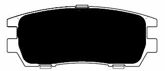 Porterfield Brake Pads for 1997 MITSUBISHI Montero V6